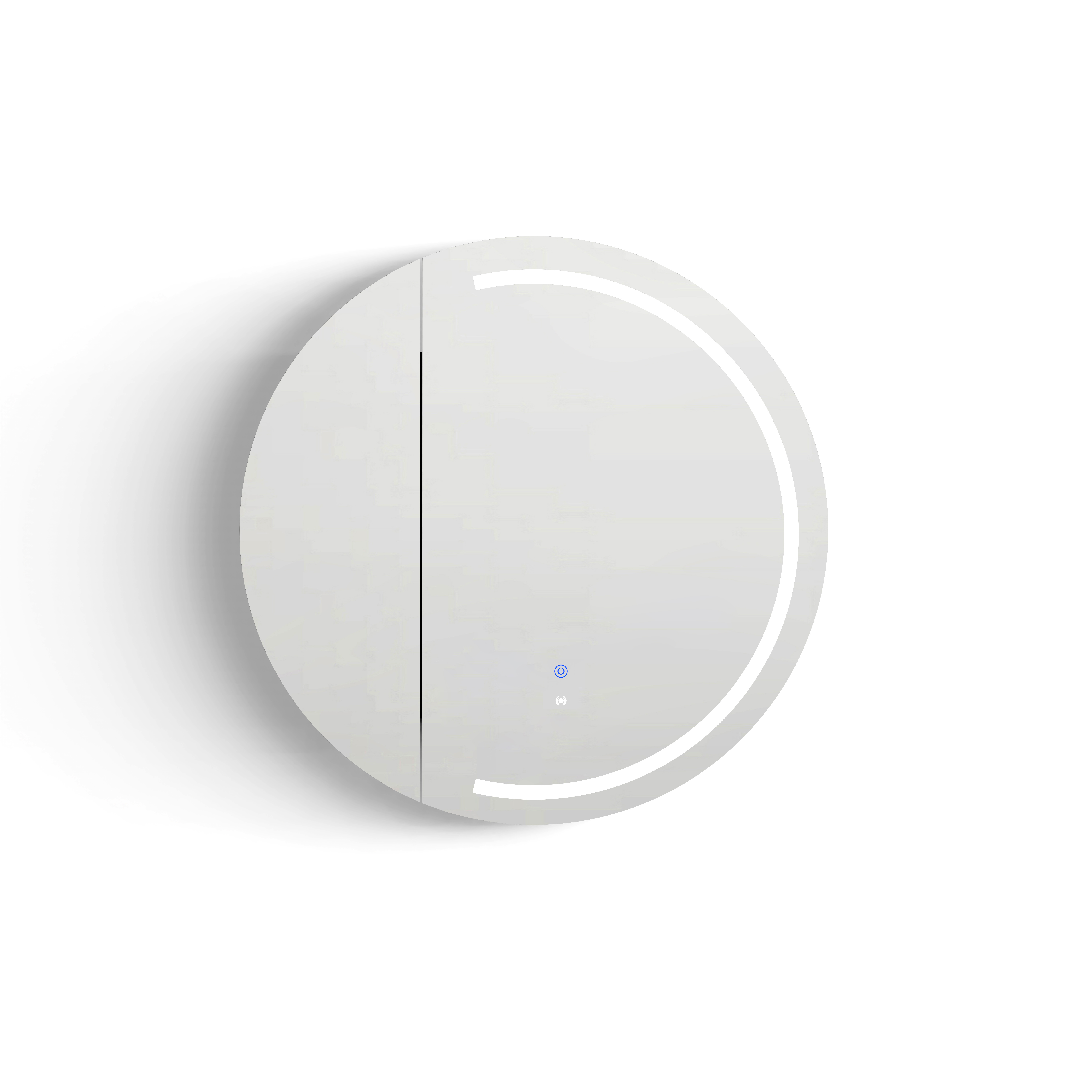 LED London 800mm White Shaving Cabinet - Premium Edition