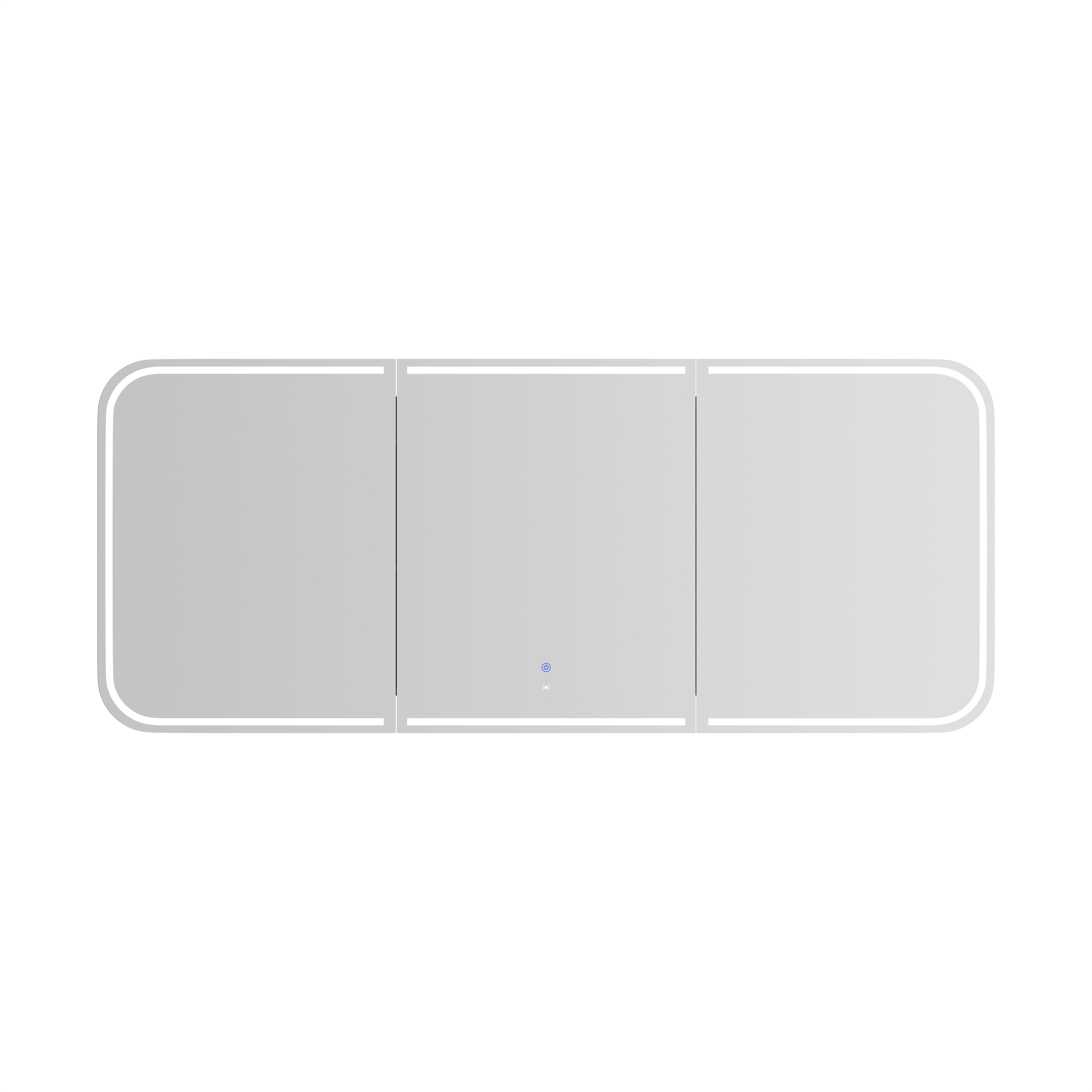 LED Newport 1800(W)x750(H) Matte White Shaving Cabinet - Premium Edition