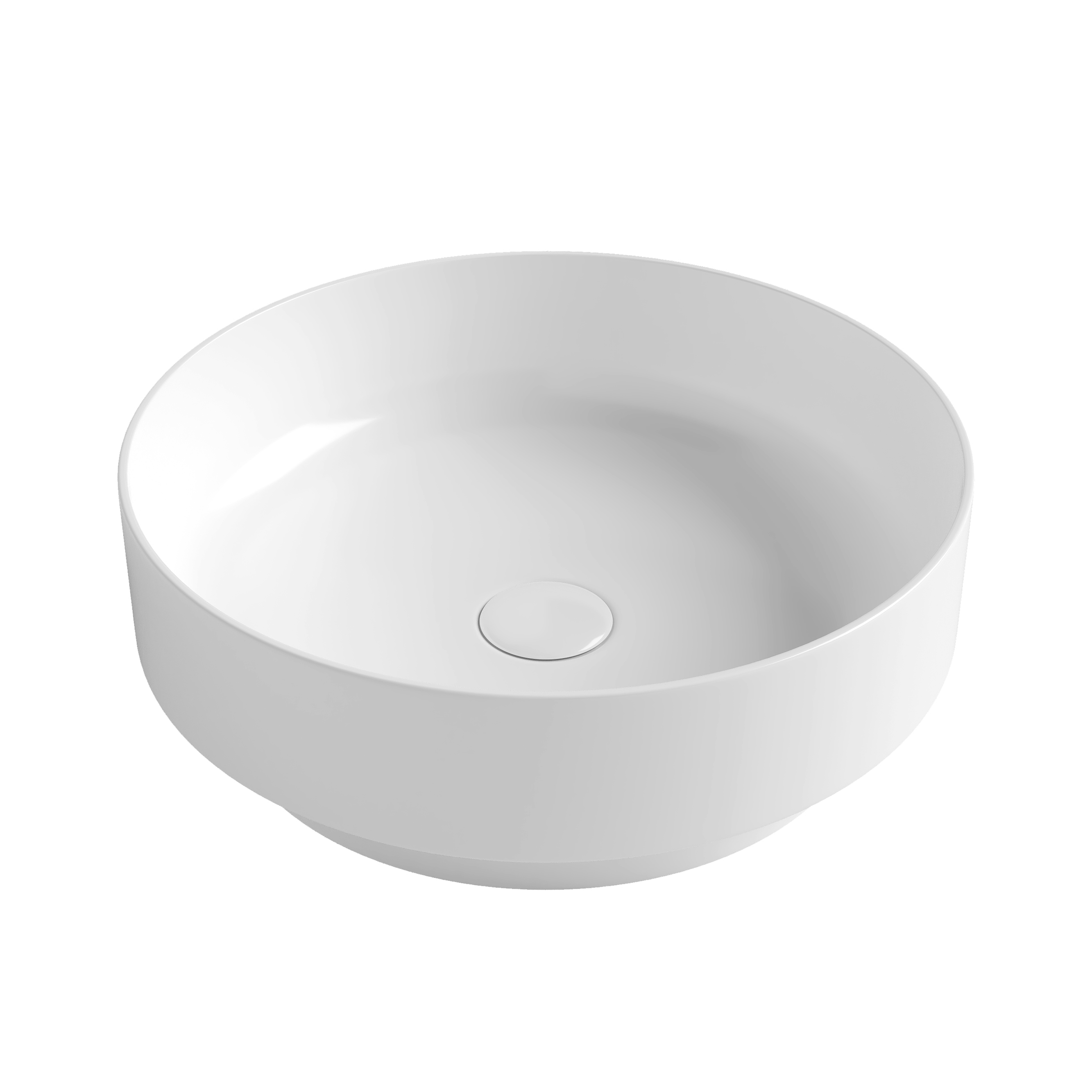 CHLOE 360X360X125 GLOSS WHITE BASIN