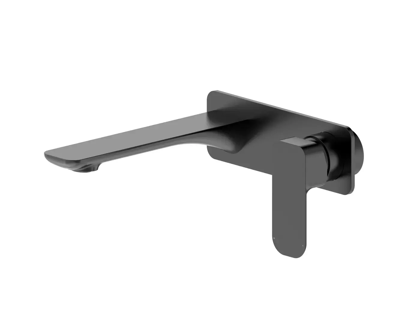 Oskar Wall Basin Mixer Matte Black