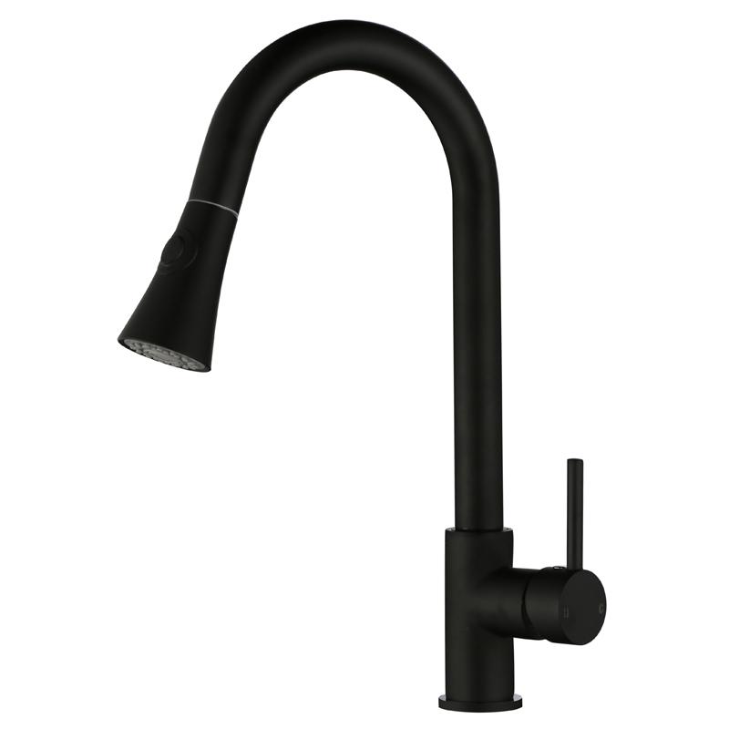 Black Pull Out Kitchen Mixer