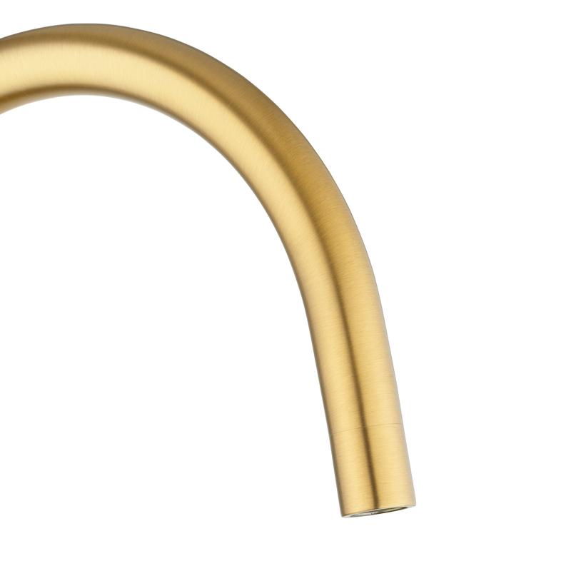 Brushed Brass Standard Slim Kitchen Mixer