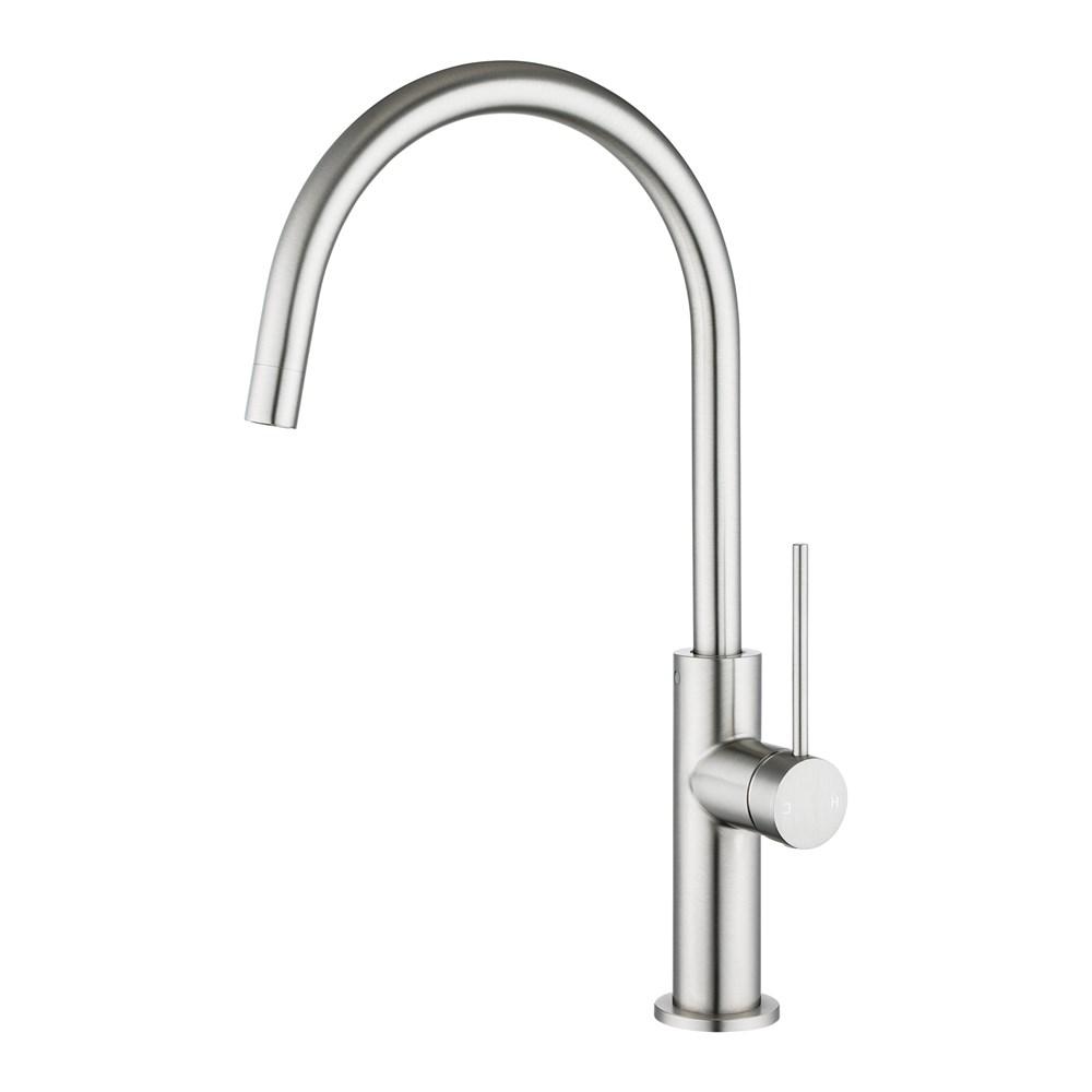 Brushed Nickel Standard Slim Kitchen Mixer