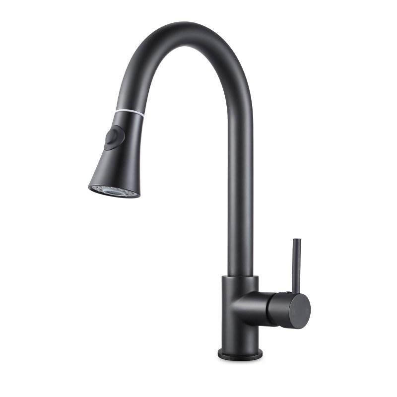 Black Pull Out Kitchen Mixer