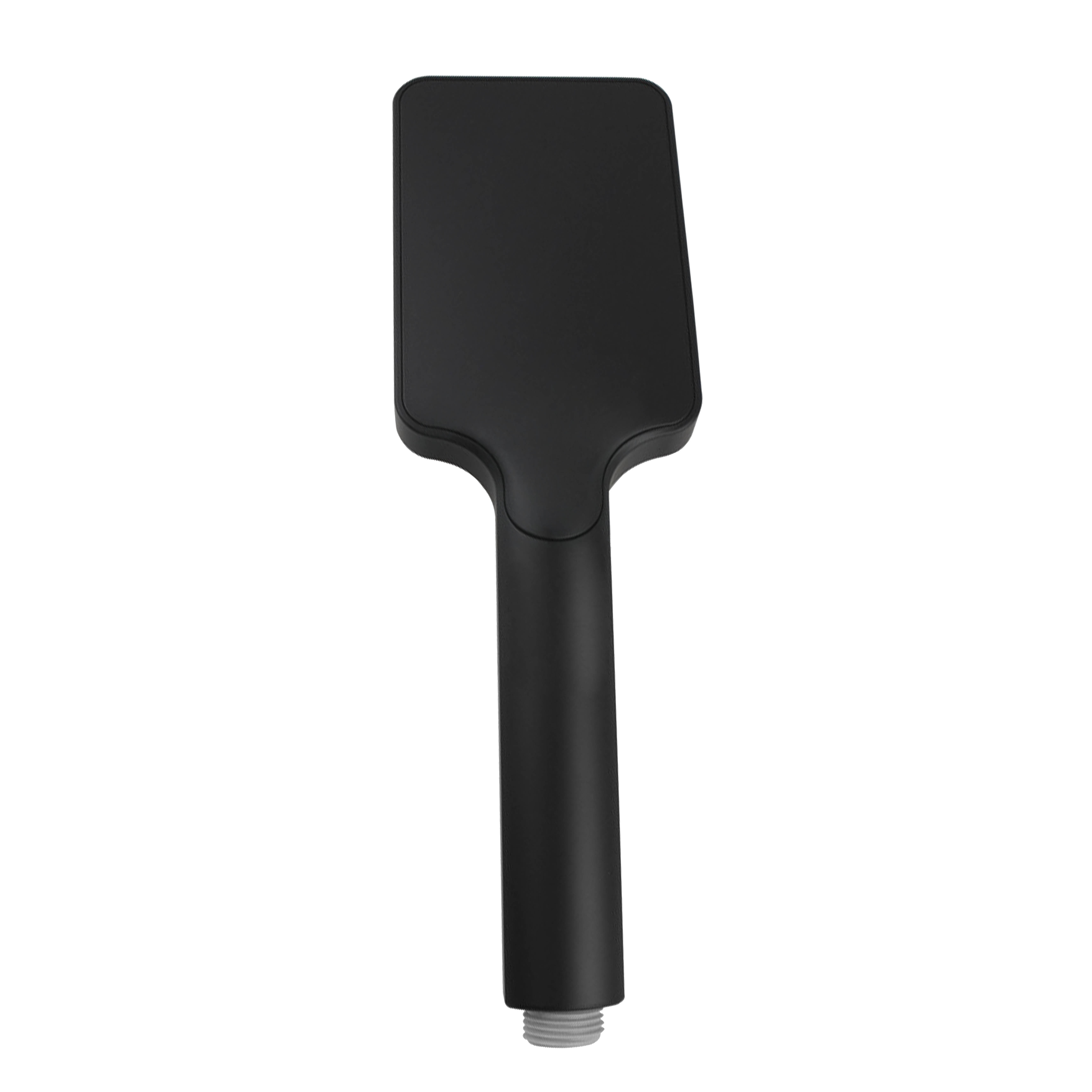 Taran 200mm Matte Black Twin Shower Half Rail Top Inlet Square