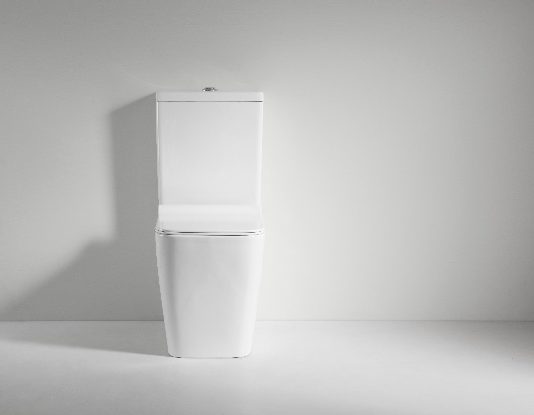 Anatolian Ceramic Toilet - White, Dual Flush, Tornado Rimless, Soft-Close Lid
