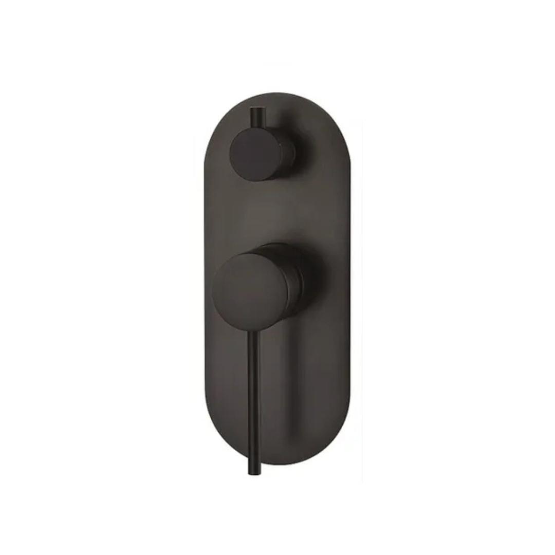 Roul Diverter Shower Mixer Gun Metal