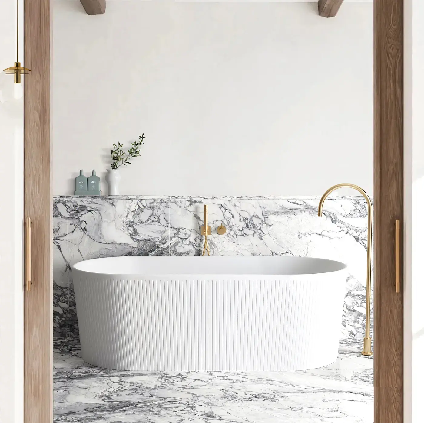 Attica Noosa Fluted Bath